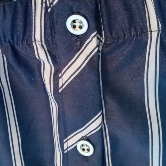 KONTROL Contemporary Pinstripe Off The Shoulder - Picture 6 of 7